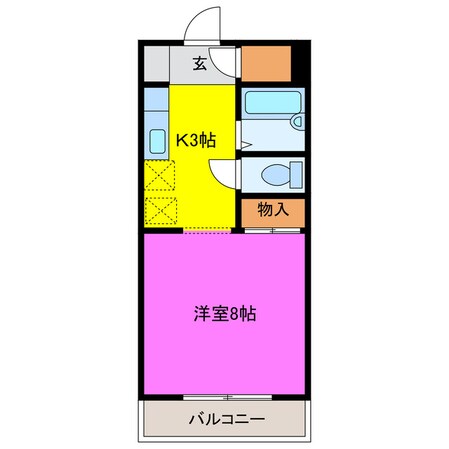 コスモス１８の物件間取画像